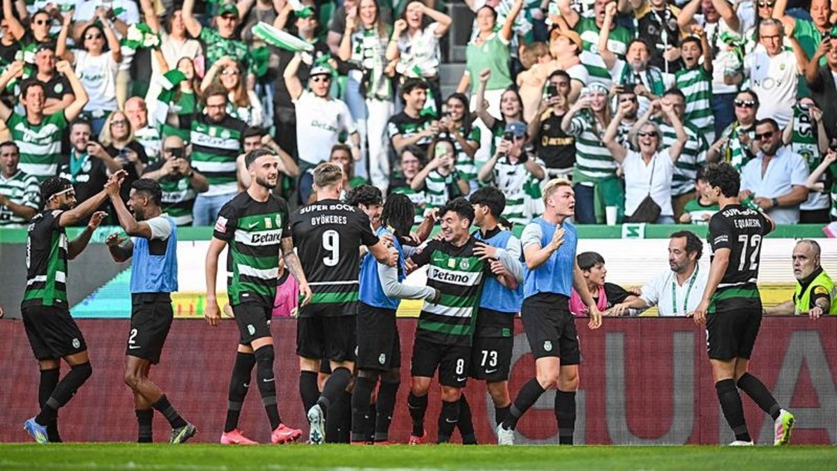 Sporting 2-0 Vitoria Guimaraes (MAÇ SONUCU ÖZET) Şampiyon Sporting!