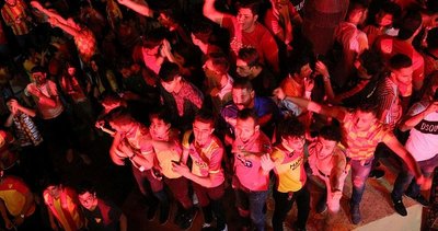 Göztepe'den coşkulu kutlama