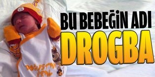 Oğluna Drogba ismini verdi