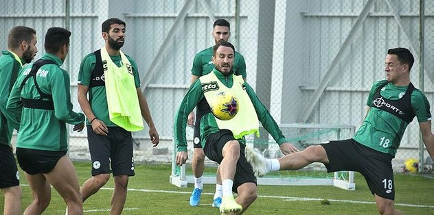 Konyaspor'da Beşiktaş maçı hazırlıkları sürdü