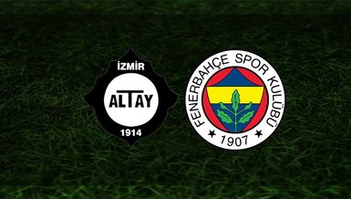 Altay - Fenerbahçe maçı ne zaman? Saat kaçta ve hangi kanalda canlı yayınlanacak? | Fenerbahçe maçı