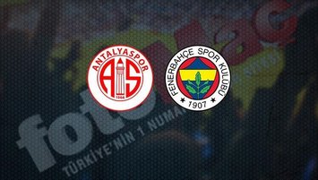 Antalyaspor - Fenerbahçe maçı CANLI