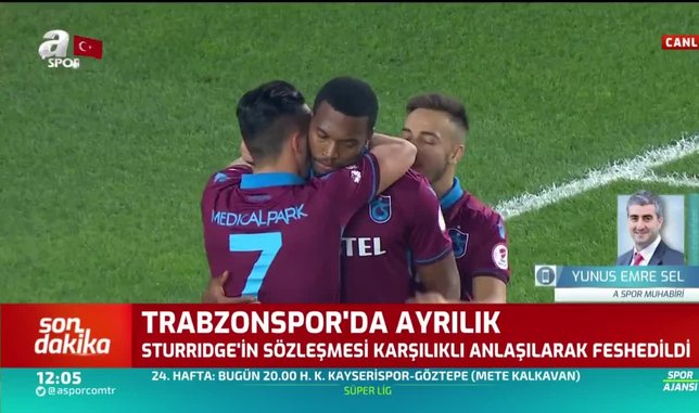 Yunus Emre Sel'den Sturridge yorumu: Mali açıdan Trabzonspor'un önemli bir kazanımı oldu