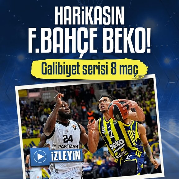 Fenerbahçe Beko sahasında galip! Seri 8 maç