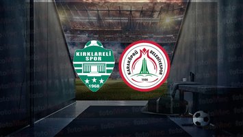 Kırklarelispor - Karaköprü Belediyespor maçı ne zaman?