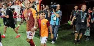 Sneijder ile buluştu