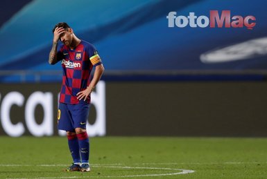 Bayern Münih ’Barça’ladı Messi yıkıldı! İşte o anlar...