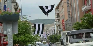 Bursa’da Beşiktaş bayrağı krizi