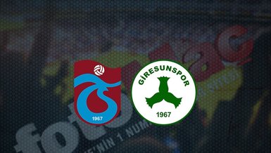 Trabzonspor-Giresunspor maçı CANLI