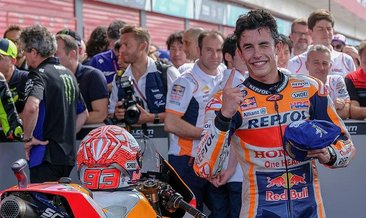Arjantin'de birinci Marquez