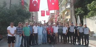 Beşiktaş taraftarından şehit ailesine ziyaret
