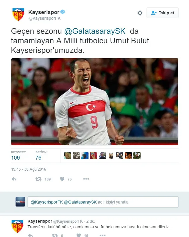 Umut Bulut'un yeni takımı belli oldu! - 1