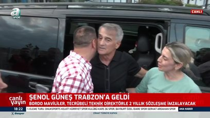 >Şenol Güneş Trabzon'da!