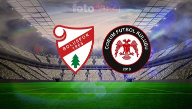 Boluspor-Arca Çorum FK maçı İZLE | Ne zaman, saat kaçta, hangi kanalda?