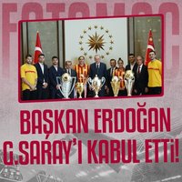 Başkan Erdoğan G.Saray'ı kabul etti