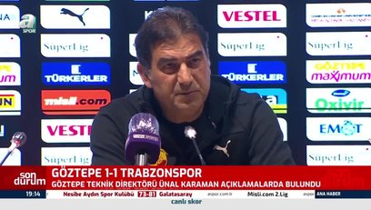 >Ünal Karaman'dan Trabzonspor maçı yorumu!