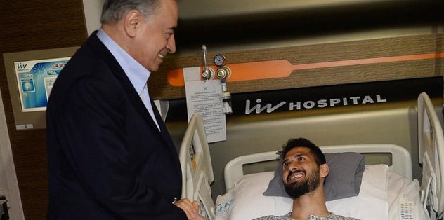 Mustafa Cengiz'den Emre Akbaba'ya ziyaret