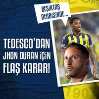 Tedesco'dan flaş Duran kararı! Derbide...