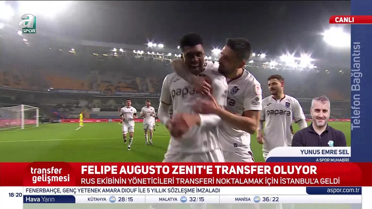 Trabzonspor'da flaş ayrılık gelişmesi! Felipe Augusto için İstanbul'a geldiler