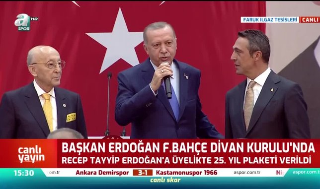 Başkan Erdoğan'dan Ali Koç'un davetine yanıt
