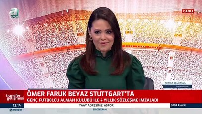 >Ömer Faruk Beyaz resmen Stuttgart'ta!