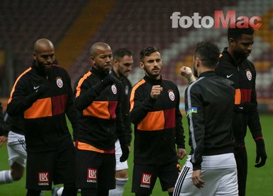 Galatasaray-Beşiktaş mücadelesinden kareler!