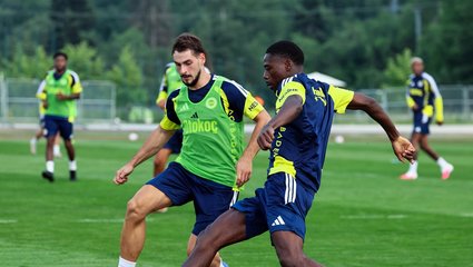 Fenerbahçe günü çift antrenmanla tamamladı