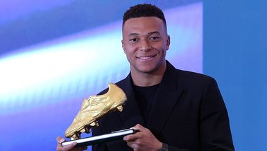 Mbappe "Avrupa Altın Ayakkabı" ödülünü aldı
