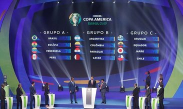 Copa America'da gruplar belli oldu
