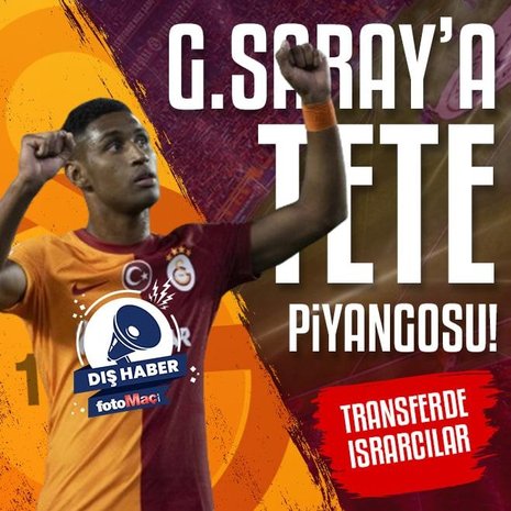 Galatasaray’a Tete piyangosu! Transferde ısrarcılar