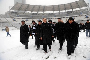 Beşiktaş-İBB maçına kar engeli