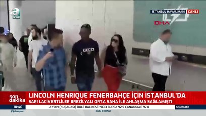 >Fenerbahçe'nin yeni transferi İstanbul'a geldi! İşte ilk görüntüler...