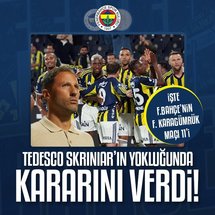 <p>Milli araya Samsunspor beraberliğiyle giren Fenerbahçe, bugün 9'uncu hafta maçında Fatih Karagümrük'ü konuk edecek. Kadıköy'deki mücadele saat 20.00'de başlayacak. Sarı- lacivertlilerde tek hedef bugün sahadan üç puanla ayrılmak. Teknik direktör Domencio Tedesco da öğrencileriyle yaptığı toplantıda "Zirve yarışına devam etmemiz için kazanmaktan başka çaremiz yok" dedi. İki takım tarihinde 17'nci defa karşı karşıya gelecek. Geride kalan 16 mücadelenin 11'inden Fenerbahçe, galibiyetle ayrıldı. 4 karşılaşma berabere bitti. Karagümrük rakibini sadece 1 maçta yenebildi. Ayrıca Fenerbahçe, rakibine 66 yıldır mağlup olmuyor. Rekabette Fenerbahçe 28, Karagümrük ise 18 kez gol sevinci yaşadı. Taraflar arasındaki son 4 karşılaşmayı Fenerbahçe kazandı. İki takım arasındaki en gollü mücadele ise 9 Ekim 2022'de oynandı. Fenerbahçe karşılaşmadan 5-4 galip ayrılmıştı.</p>
<p><strong>KALE TARIK'A EMANET</strong></p>
<p>Sarı-lacivertlilerde cezalı oyuncunun yanı sıra, kadro dışı bırakılan İrfan Can Kahveci ve Cenk Tosun bu maçta oynayamayacak. Ayrıca Ederson ve İrfan Can Eğribayat'ın sakatlıkları devam ederken, kalede yeniden Tarık Çetin görev alacak. Bireysel çalışmalarına başlayan Jhon Duran'ın da oynaması zor.</p>
<p><strong>TRİBÜNLER DOLACAK</strong></p>
<p>Fenerbahçe'de yönetim kurulu üyesi Adem Köz, hafta arasında tribün gruplarıyla bir araya geldi ve sarı-lacivertlilerin perşembe günü satışa çıkardığı biletler tükendi. Chobani Stadı'nın bugün full çekmesi bekleniyor.</p>
<p><strong>HAZIRLIKLAR TAMAMLANDI</strong></p>
<p>Fenerbahçe, dün yaptığı antrenmanla Fatih Karagümrük maçının hazırlıklarını tamamladı. Teknik direktör Domenico Tedesco yönetimindeki antrenmanın ana bölümünde taktik çalışma gerçekleştirildi.</p>
<p><strong>SKRINIAR CEZALI</strong></p>
<p>Fenerbahçe'nin takım kaptanlarından Milan Skriniar, kart cezası nedeniyle bugün forma giyemeyecek. Slovak stoper, bu sezon sarı-lacivertlilerin oynadığı tüm resmi maçlarda ilk 11 başlarken hepsinde 90 dakika mücadele etti. Fenerbahçe, bu sezon ilk kez savunmadaki önemli isminden yoksun sahaya çıkacak.</p>
<p><strong>FENERBAHÇE: </strong>TARIK, SEMEDO, ÇAĞLAR, JAYDEN, BROWN, EDSON, ASENSIO, NENE, TALISCA, KEREM, NESYRI</p>
<p><strong>FATİH KARAGÜMRÜK: </strong>GRBIC, ATAKAN, ROCO, UGREKHELİDZE, BALKOVEC, DOH, BERKAY, KRANEVİTTER, SERGİNDO, LARSSON, FOFANA</p>