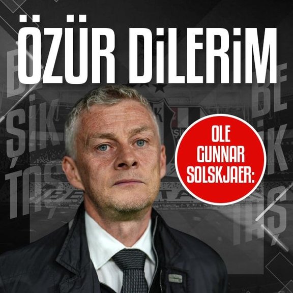 Ole Gunnar Solskjaer: Özür dilerim