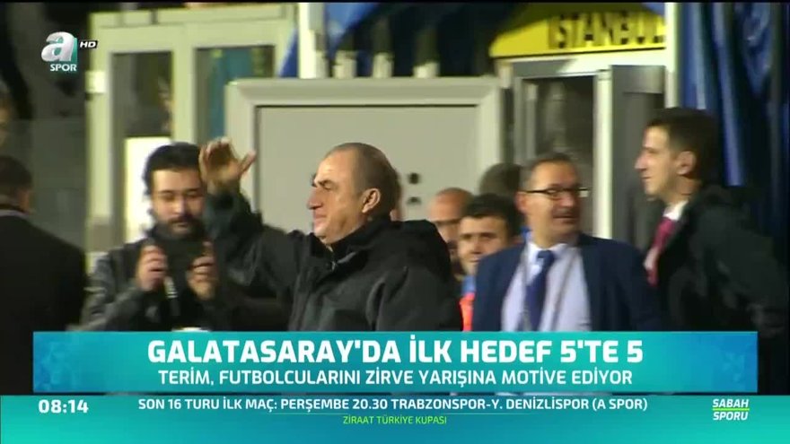 Galatasaray'da hedef 15 puan
