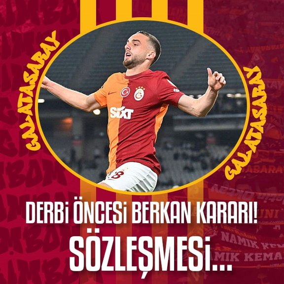 Galatasaray’da Berkan Kutlu kararı! Sözleşmesi...