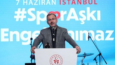 Bakan Kasapoğlu Özel Eğitim Okullarına Spor Malzemesi Dağıtım Programı'nda konuştu