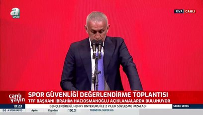 >TFF Başkanı açıklamalarda bulundu