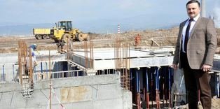 Soma'daki TFF Futbol okulunda inşaat başladı