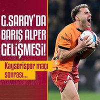 G.Saray'da Barış Alper gelişmesi!