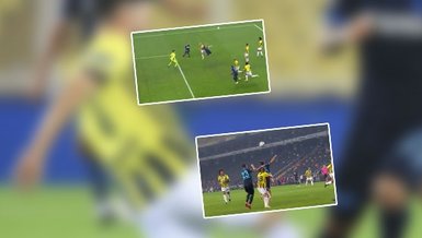 Fenerbahçe - Trabzonspor maçında o an! İşte konuk ekibin penaltı beklediği pozisyon