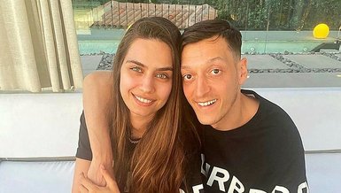 Mesut Özil'den eşi Amine Gülşe ile romantik paylaşım!