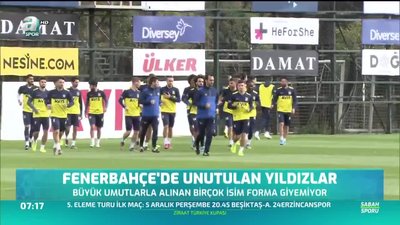 >Fenerbahçe'de unutulan yıldızlar