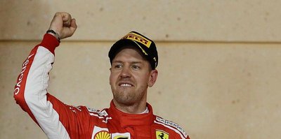Bahreyn'de kazanan Vettel