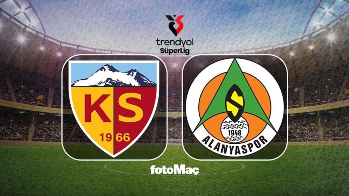 Zecorner Kayserispor-Corendon Alanyaspor maçı CANLI (Trendyol Süper Lig)