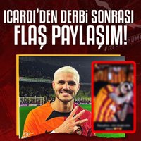 Icardi'den derbi sonrası flaş paylaşım!