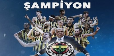 Fenerbahçe üst üste 2. kez şampiyon!
