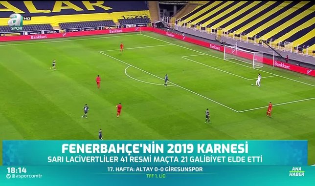 Fenerbahçe'nin 2019 karnesi