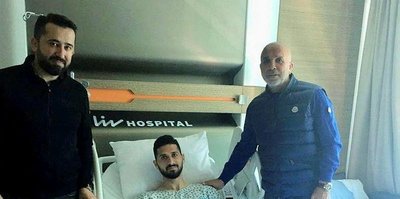 Hasan Çavuşoğlu'ndan Emre Akbaba'ya ziyaret