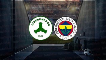 Giresunspor - Fenerbahçe detayları!